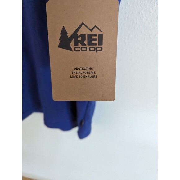 New REI Co-Op Shirt Bundle (2) Tan Purple Outdoors Active Men's Medium NWT - Picture 10 of 14